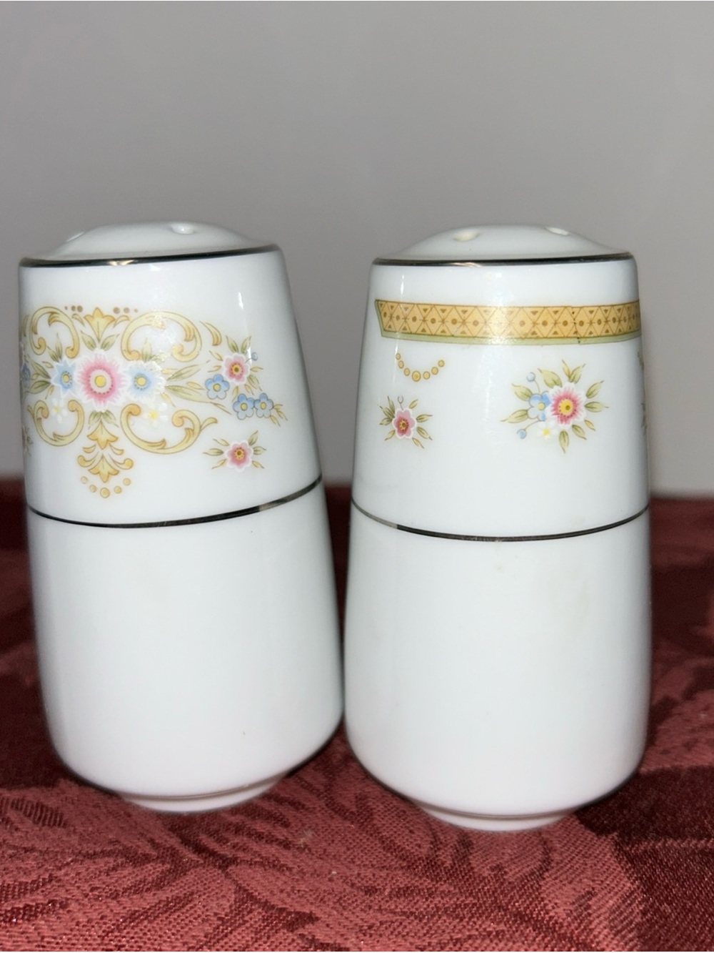 Vintage Cornet China Signature Collection Salt And Pepper Shakers